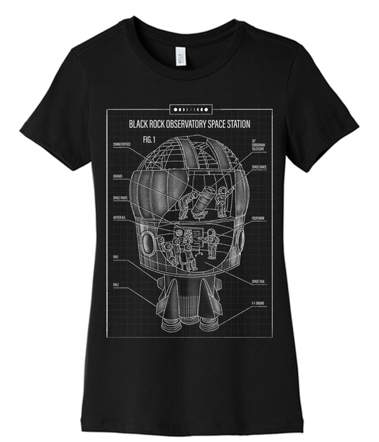 Space Station Fitted Tee